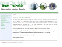 Tablet Screenshot of greenthehotels.com